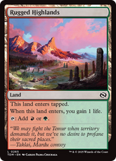 Planalto Acidentado / Rugged Highlands - Magic: The Gathering - MoxLand
